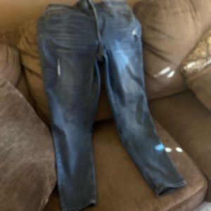 Democracy Sz 16 stretch straight leg jeans, medium wash